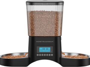 HoneyGuaridan - Mangiatoia automatica per 2 gatti