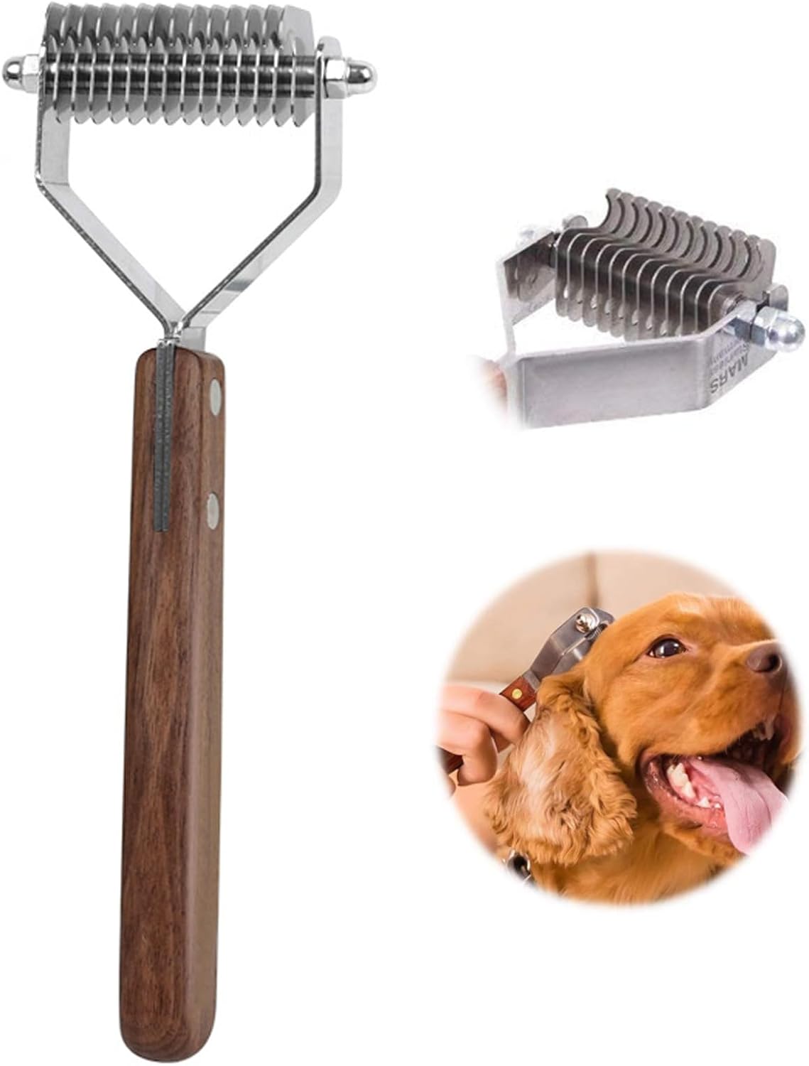 Pettine professionale per cani e gatti con 14 lame