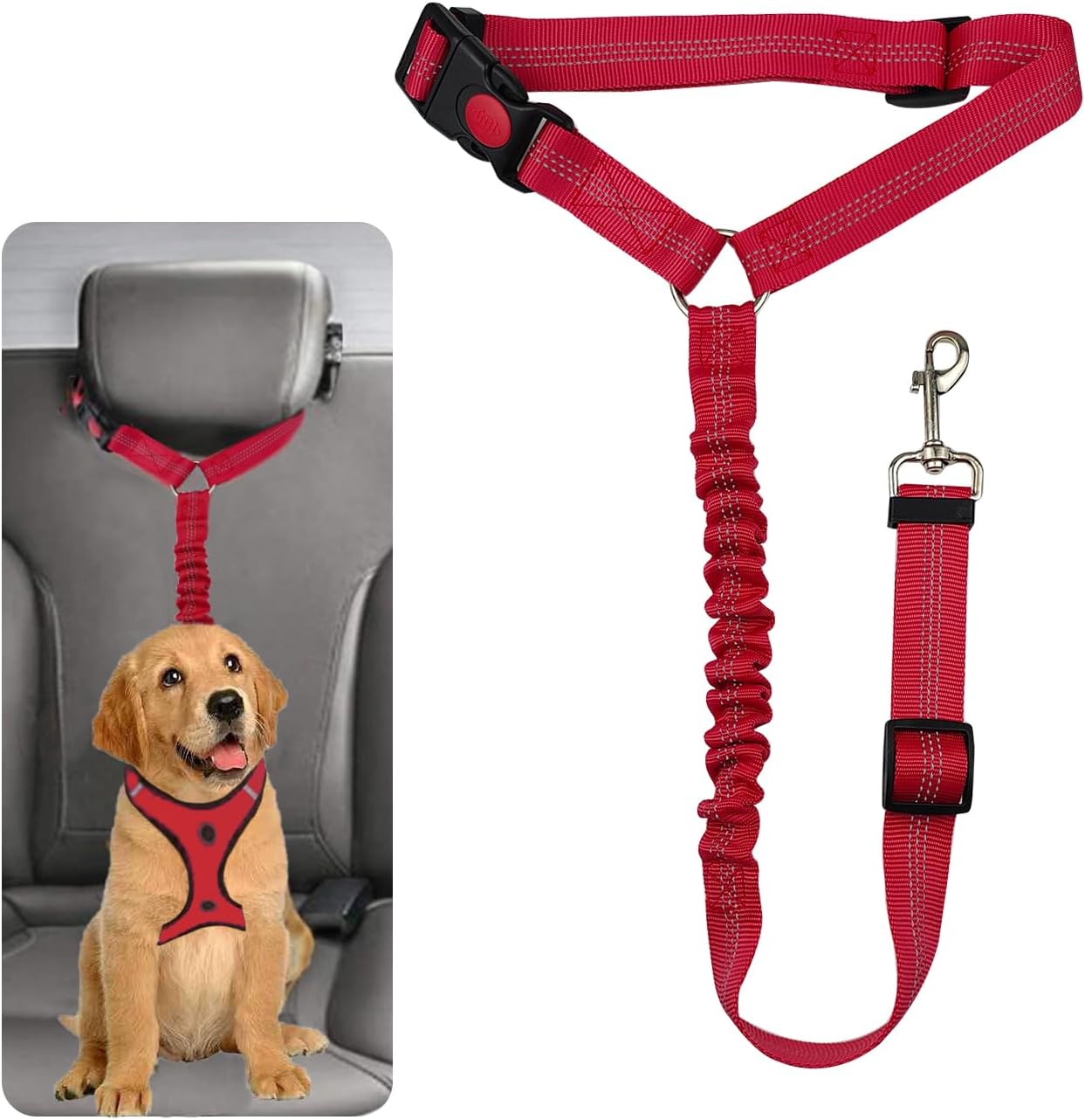 Cintura sicurezza cane auto - SWAUSWAUK per taglia piccola/media