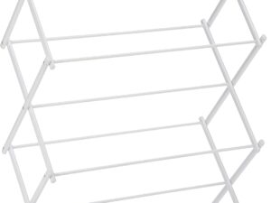 Amazon Basics Stendibiancheria pieghevole bianco