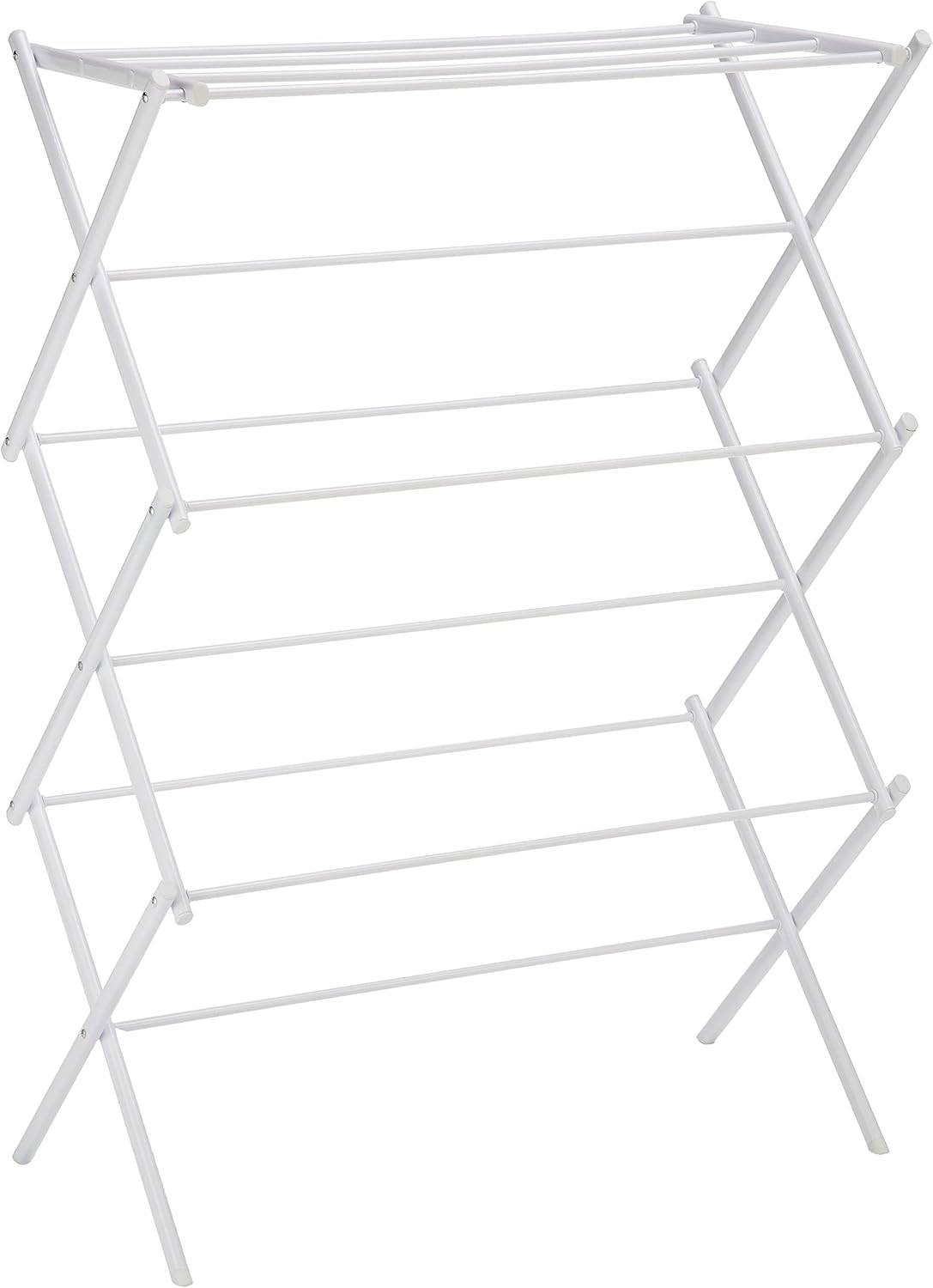 Amazon Basics Stendibiancheria pieghevole bianco