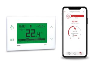 VEMER VE795800 TUO 4G - Termostato Smart 4G con SIM Inclusa
