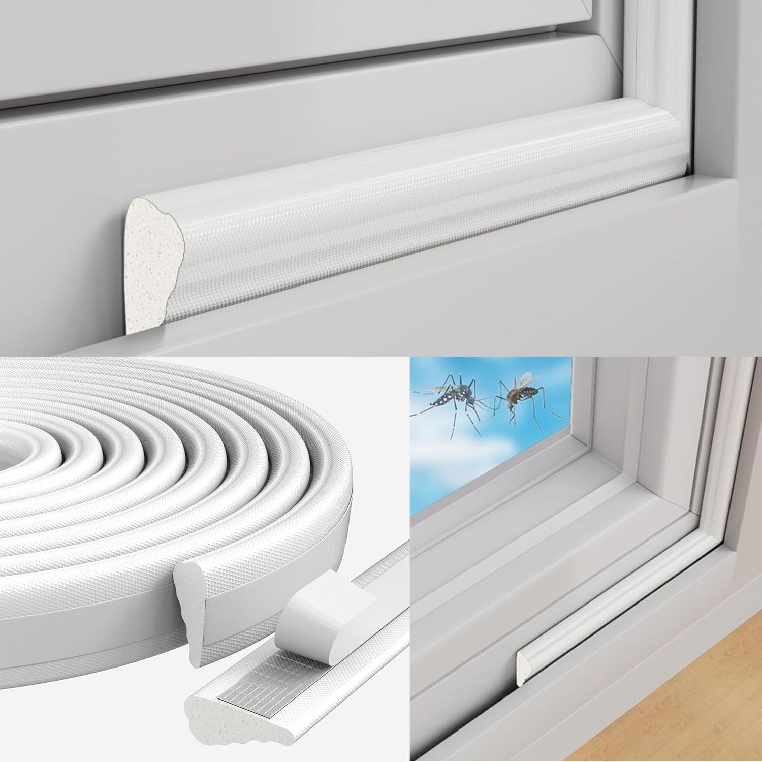 Guarnizione anti-collisione e isolante per porte e finestre 2,9 m