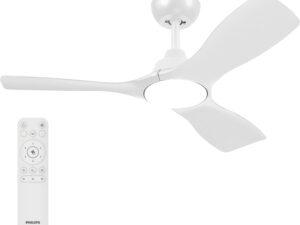 Philips ventilatore soffitto LED 3 pale 107 cm, telecomando