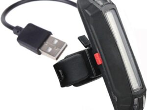 Luce bici ricaricabile USB - Set anteriore e posteriore