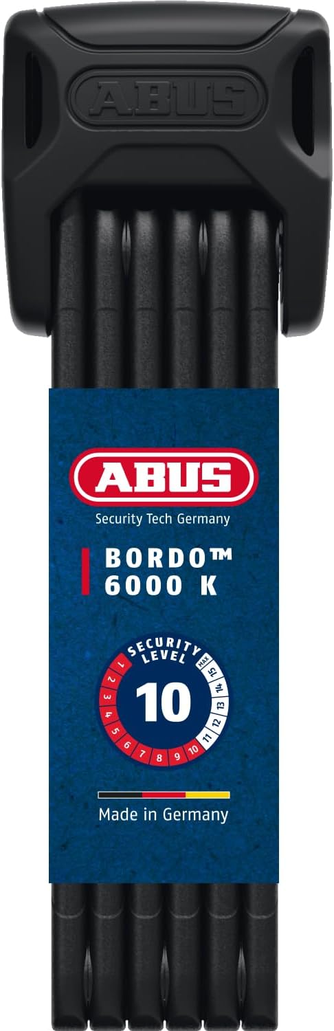 Lucchetto pieghevole ABUS Bordo 6000K per bici - Sicurezza livello 10