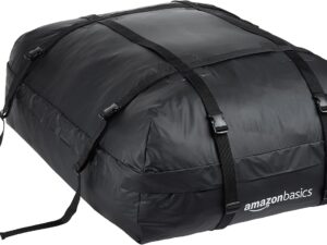 Borsa Tetto Auto 425L Impermeabile Amazon Basics Nera