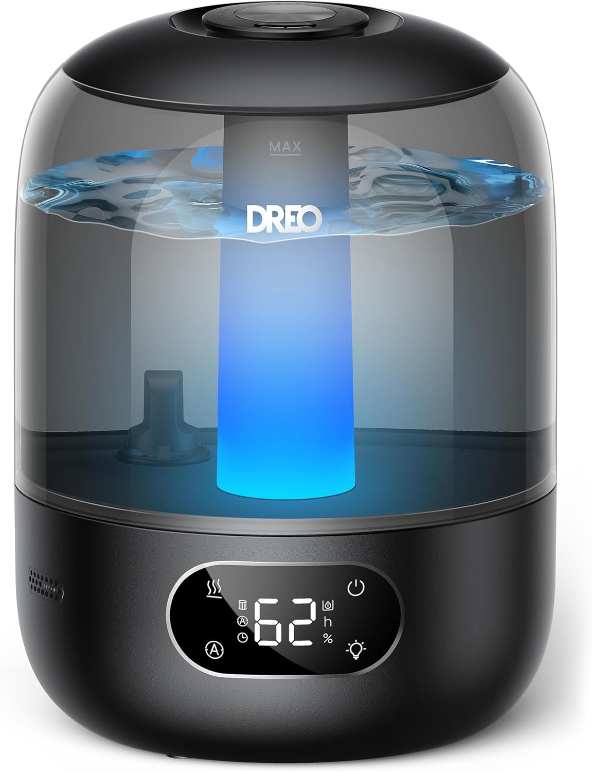 Dreo Umidificatore 3L Ultra Silenzioso con Nebbia Fresca