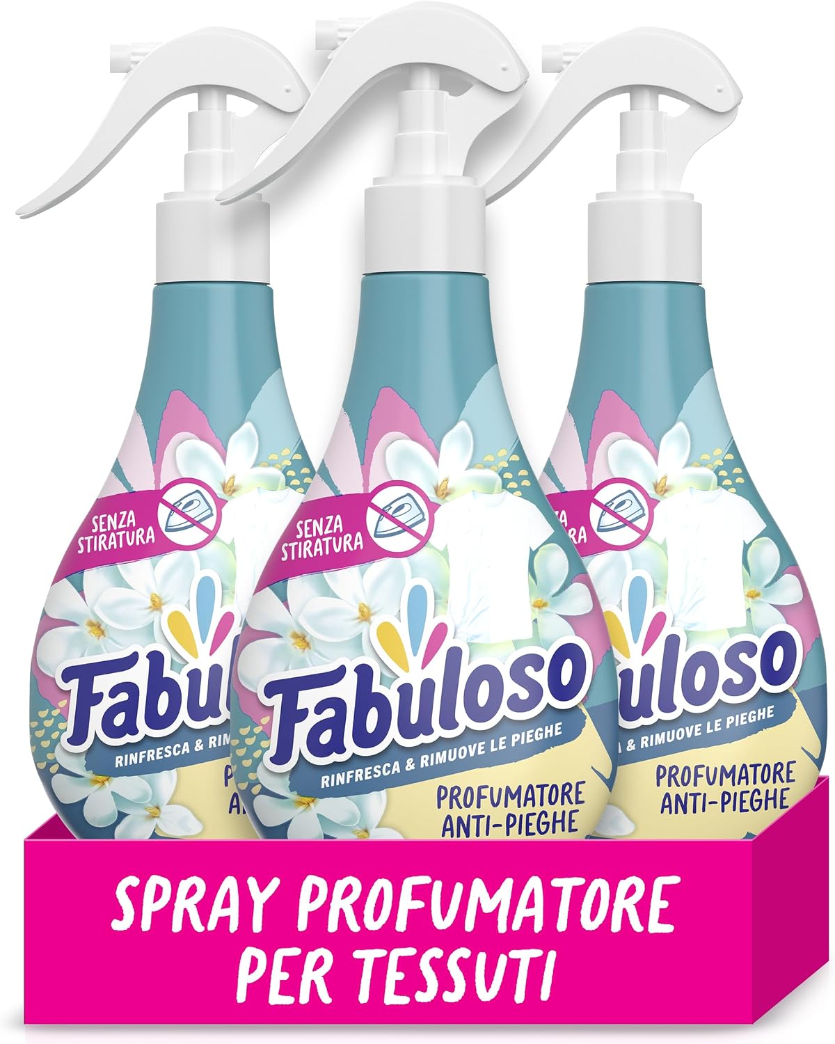 Fabuloso Spray Rinfresca e Rimuove le Pieghe 3x250 ml