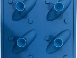 Cubettiera silicone squali, 4 stampi ghiaccio 3D per bevande