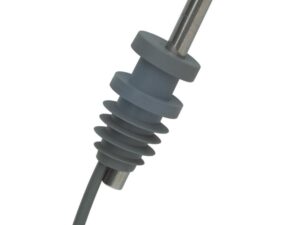 Tappi versatori in acciaio inox con silicone - Confezione 4 pz