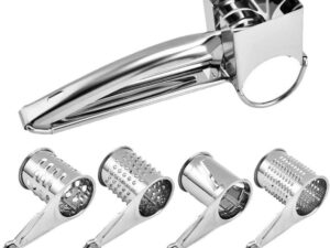 Grattugia rotante acciaio inox 4 funzioni