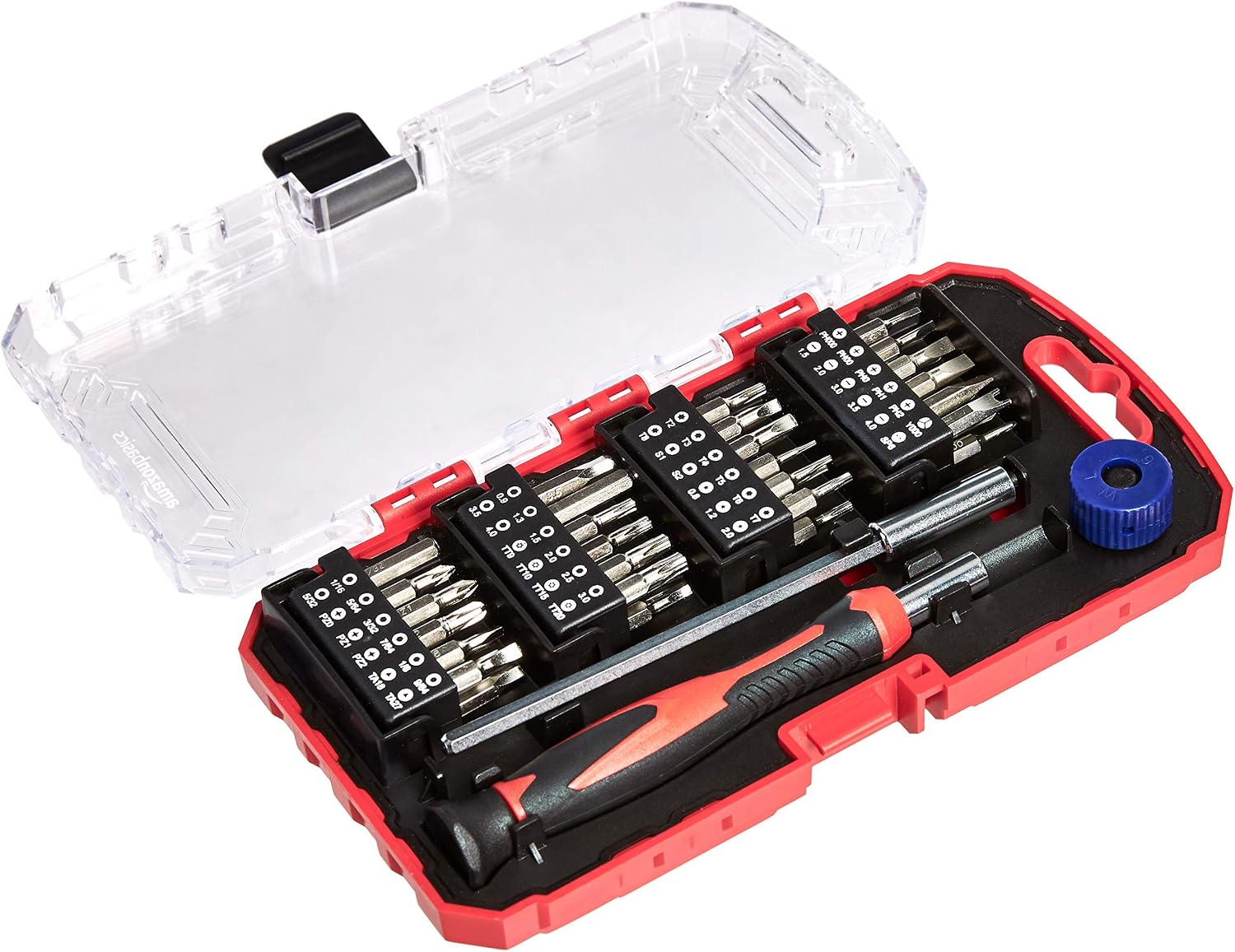 Amazon Basics - Set 51 punte precisione per micro riparazioni