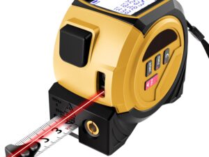 Misuratore Laser 3 in 1 Risegun: metro a nastro e telemetro