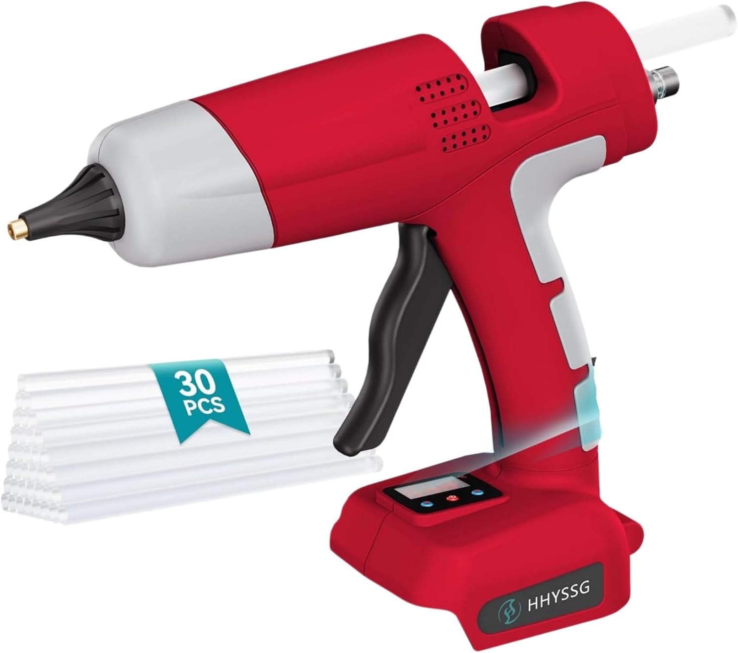 Pistola colla calda senza fili 100W per batteria 18V