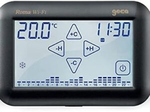 Geca Roma Wifi Touch Antracite 230V con Alexa/Google Home