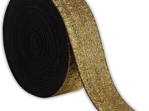 Elastico LUREX Oro 40mm 10m Made in Italy