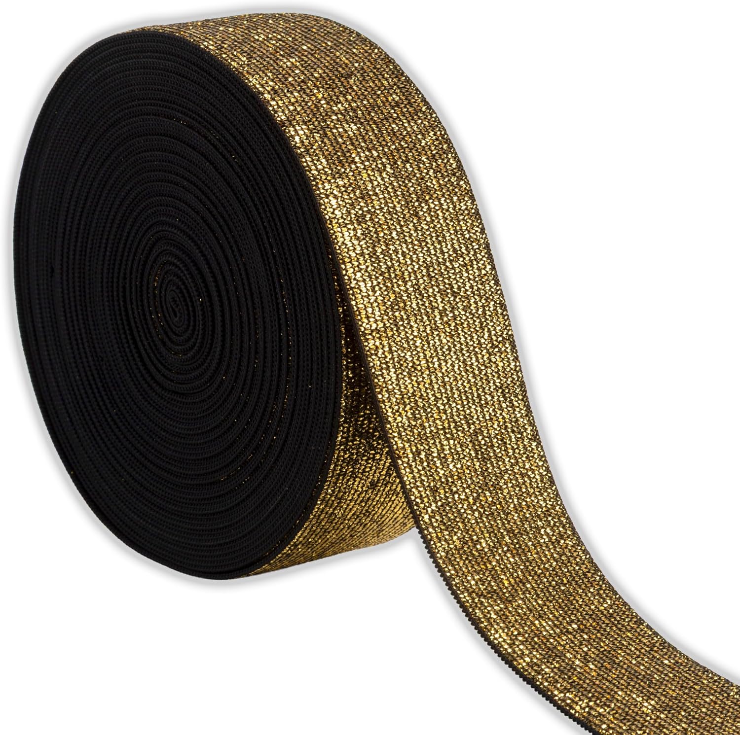 Elastico LUREX Oro 40mm 10m Made in Italy