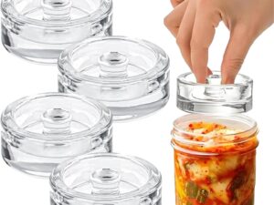Set 4 pesi fermentazione in vetro Eidoct con impugnatura