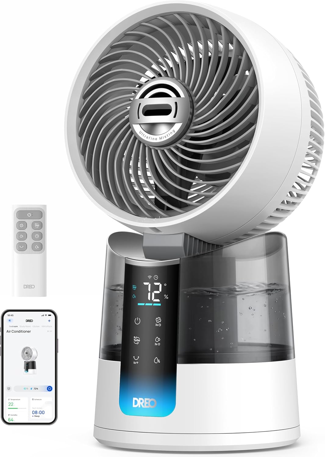 DREO TurboCool 516S: Ventilatore raffrescante evaporativo