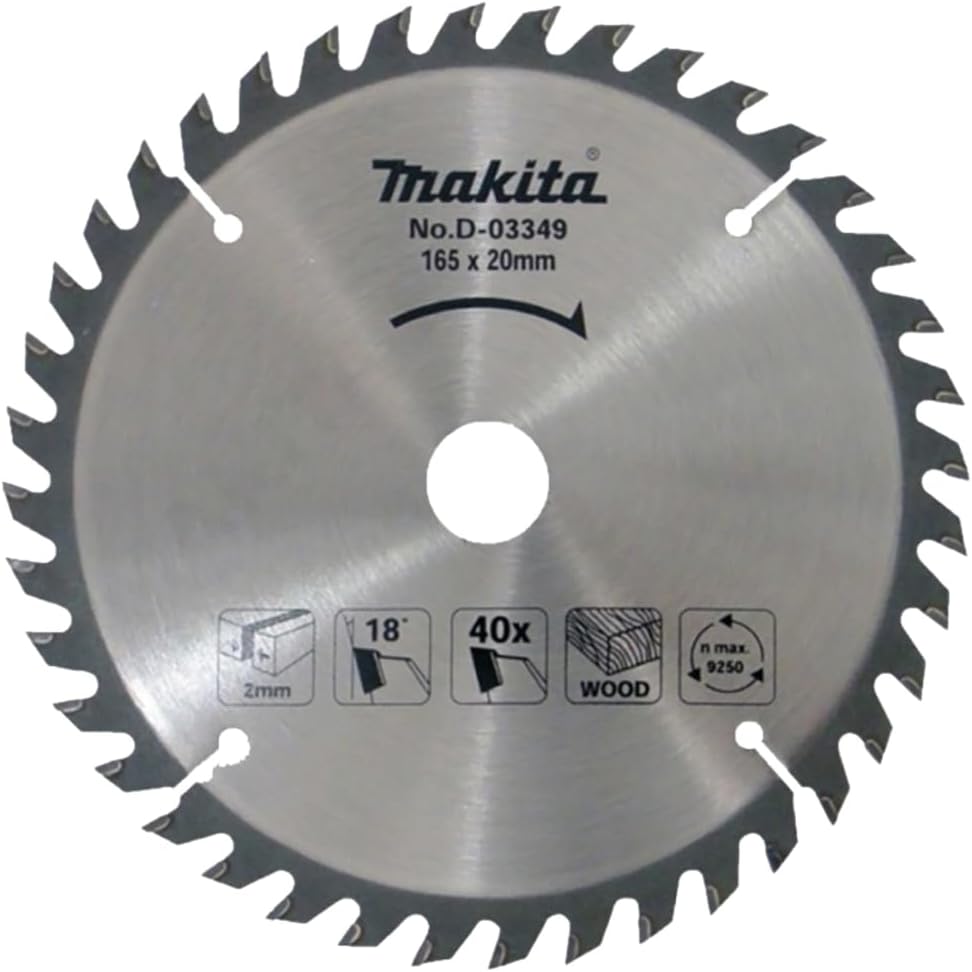 Makita D-03349 Lama circolare per legno 165x20mm 40T