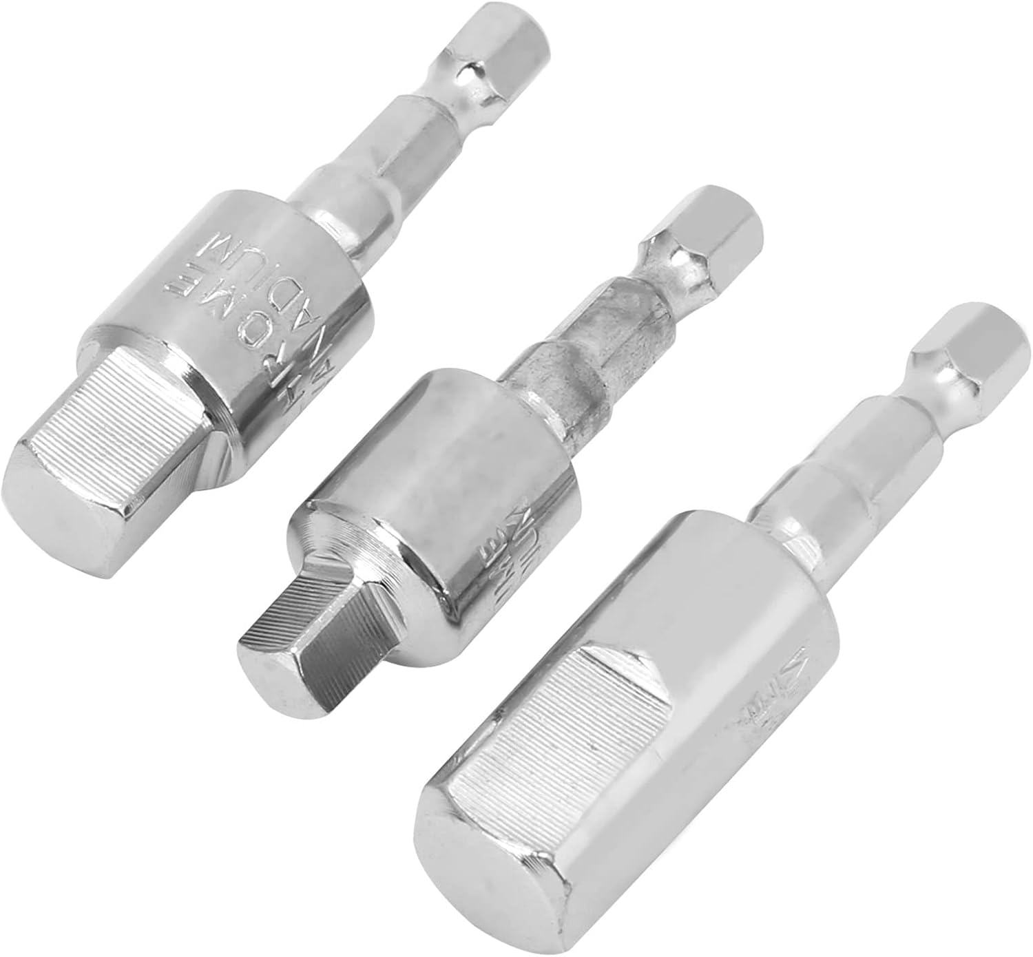 Set di 3 bussole esagonali per trapano 3/8"
