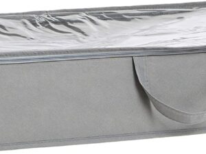 Contenitore sottoletto Amazon Basics, 2 pezzi, grigio