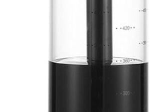 DOITOOL Pompa per salse 500 ml in vetro e acciaio