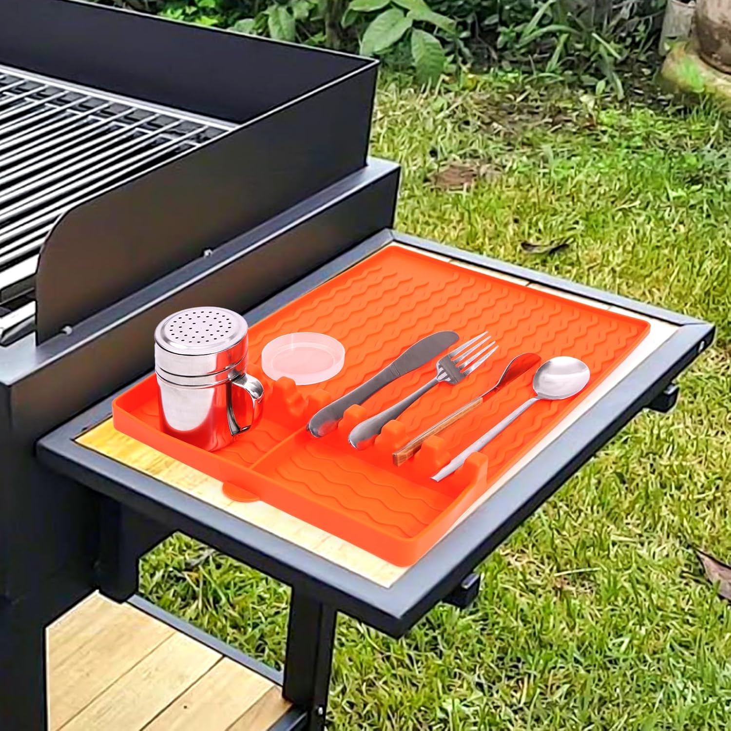 Tappetino in silicone per griglia BBQ - Arancione