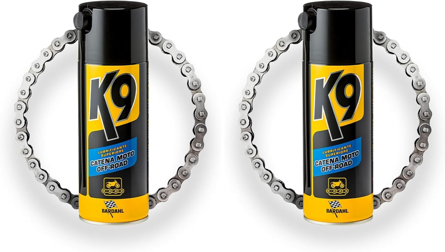 Bardahl K9 Spray Lubrificante Catene Moto e Bici Off-Road