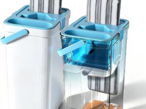 Set mocio rotante BUUROOHM con secchio 3 scomparti