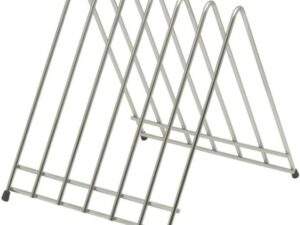 Porta Taglieri in Filo Ferro Cromato Filtex