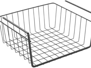 Metaltex Cestello sottopensile nero 30x26x14 cm
