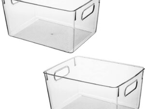 Amtido Contenitori Trasparenti 2 Pezzi - Organizzazione Cucina
