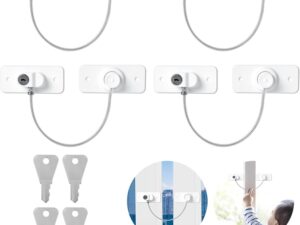 AiQInu Lucchetto Sicurezza per Bambini - Set 4 Pezzi