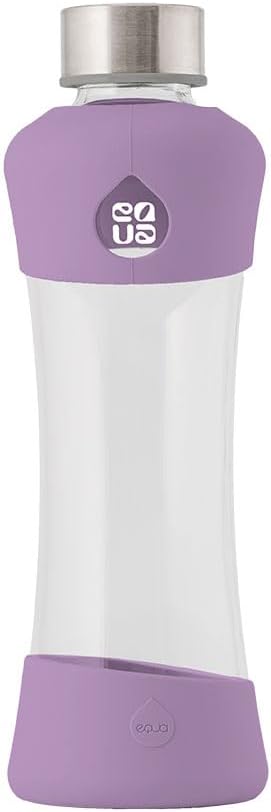 Equa Active Plum Borraccia 0.5L in Vetro Borosilicato