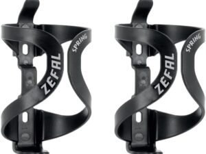 ZEFAL Spring Nero - 2 Portaborracce Bici Leggeri