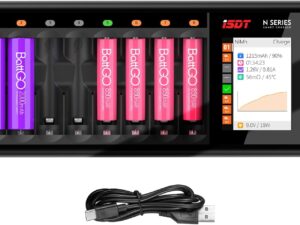 ISDT N8 Caricabatterie 8 slot intelligente