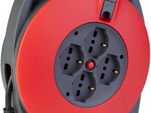 POLY POOL PP2742AM Avvolgicavo Elettrico 10m Rosso/Nero