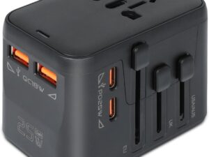 Adattatore universale AiQInu 25W con 4 porte USB