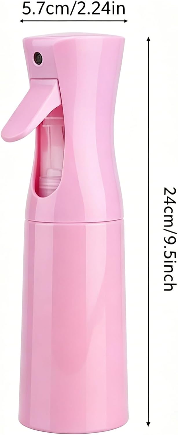 Flacone spray ricaricabile rosa per cura pelle animali e piante
