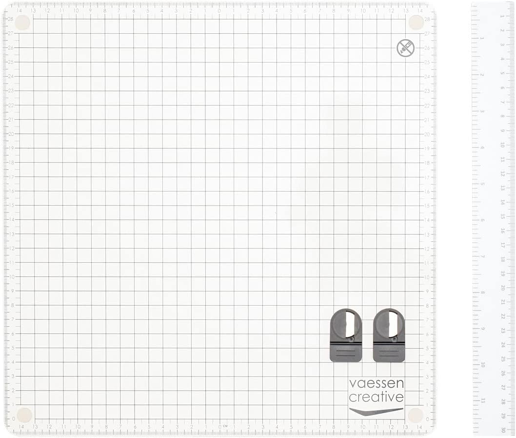 Vaessen Creative Piattaforma Magnetica & Tappetino Taglio 30,5x30,5 cm