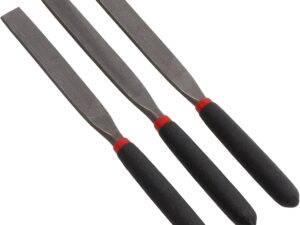 Set 3 lime acciaio 118 mm per modellismo e precisione