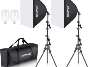 Kit illuminazione softbox NEEWER 700W LED per studio fotografico