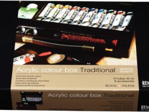 Rembrandt Set Acrilici Lussuoso 10 Colori + Accessori
