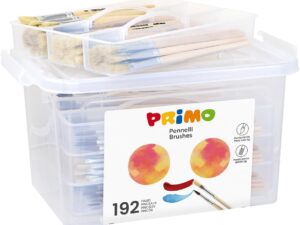 Set di 192 Pennelli PRIMO per ogni tecnica di pittura