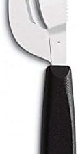AUSONIA Coltello squamatore in acciaio inox con manico atossico