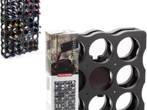 Porta Bottiglie Modulare 9 Posti Antracite