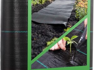 VOUNOT® Telo Pacciamatura 2x25m 100g/m² - Anti Erbacce