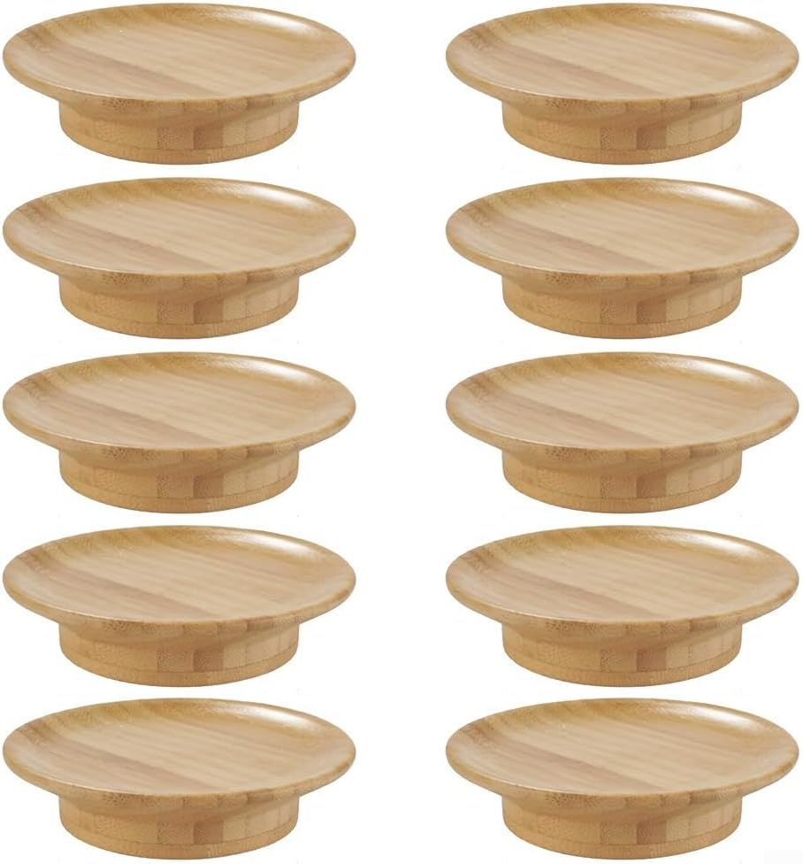 Set bicchieri vino in legno per salumi e antipasti